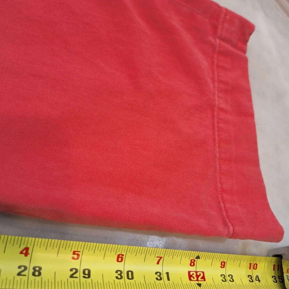 Polo Ralph Lauren Chino Pants Mens‎ 36x36 Salmon Cotton Twill Tall Long Trousers